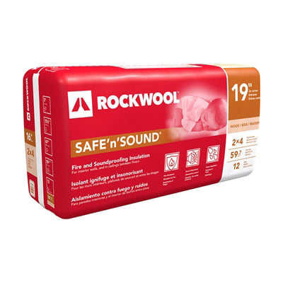 ROCKWOOL Safe N' Sound Wood Stud 3" | 19" x 47"