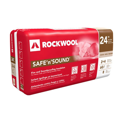 ROCKWOOL Safe N' Sound Wood Stud 3" | 23" x 47"